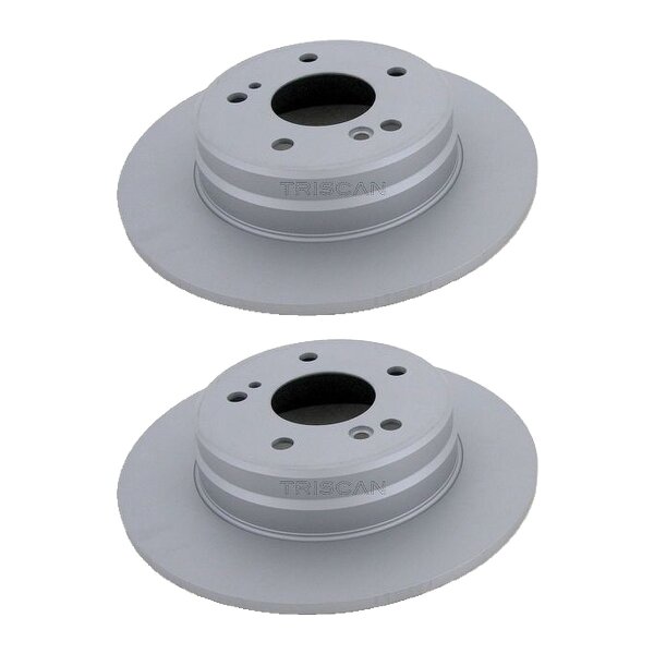 2 Bremsscheiben voll Ø 278 mm TRISCAN für u.a. MERCEDES-BENZ 124