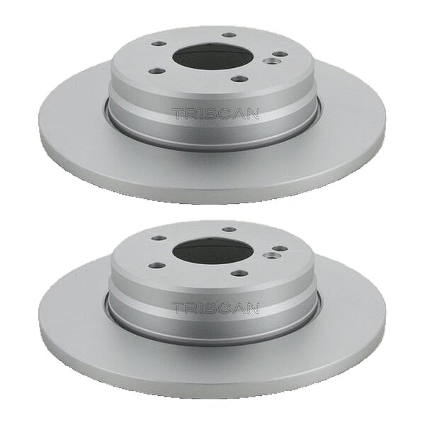 2 Bremsscheiben voll Ø 290 mm TRISCAN für u.a. MERCEDES-BENZ E-KLASSE