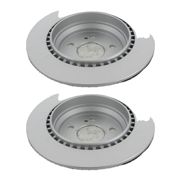 2 Brake Discs vented Ø 300 mm TRISCAN for MERCEDES-BENZ S-CLASS and others