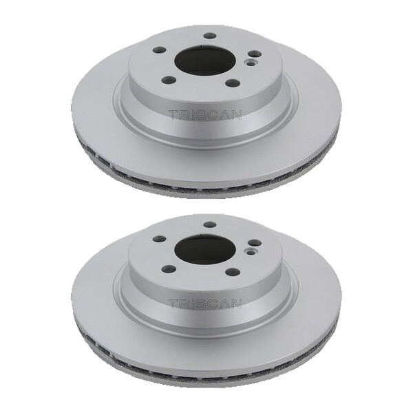 2 Brake Discs vented Ø 300 mm TRISCAN for MERCEDES-BENZ E-CLASS and others