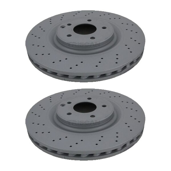 2 Bremsscheiben belüftet Ø 345 mm TRISCAN für u.a. MERCEDES-BENZ C-KLASSE