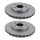 2 Brake Discs vented Ø 288 mm TRISCAN for MERCEDES-BENZ B-CLASS and others
