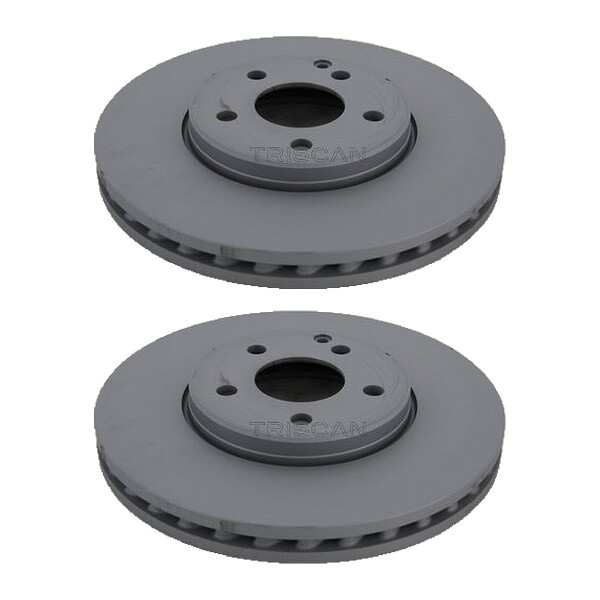 2 Brake Discs vented Ø 304 mm TRISCAN for MERCEDES-BENZ E-CLASS and others