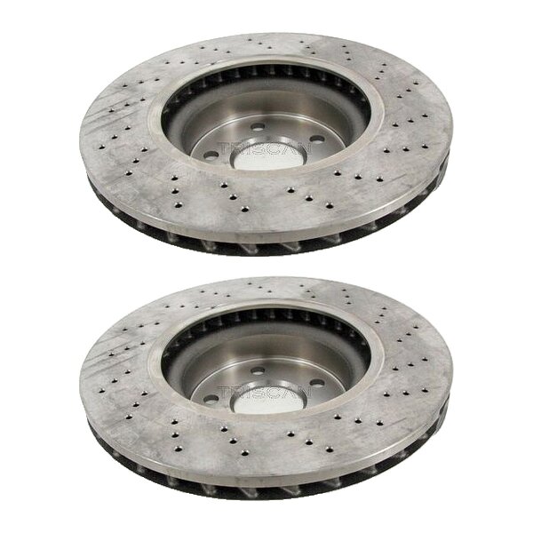 2 Brake Discs vented Ø 330 mm TRISCAN for MERCEDES-BENZ E-CLASS and others