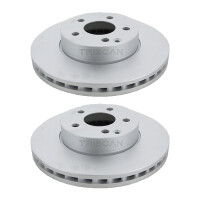 2 Brake Discs vented Ø 295 mm TRISCAN for...