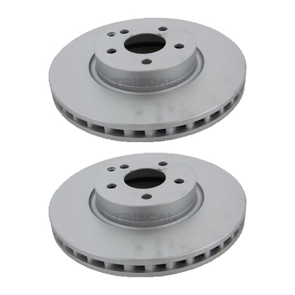 2 Brake Discs vented Ø 322 mm TRISCAN for MERCEDES-BENZ E-CLASS and others