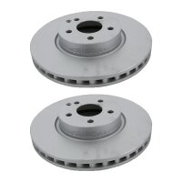2 Brake Discs vented Ø 322 mm TRISCAN for...