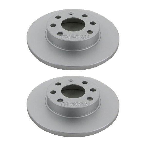 2 Bremsscheiben voll Ø 236 mm TRISCAN Bremsen-Expertise für u.a. OPEL KADETT