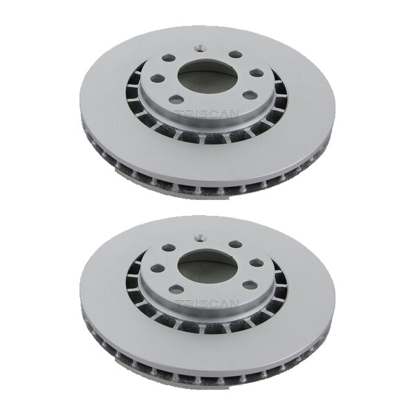 2 Bremsscheiben belüftet Ø 256 mm TRISCAN passend für u.a. OPEL ASTRA
