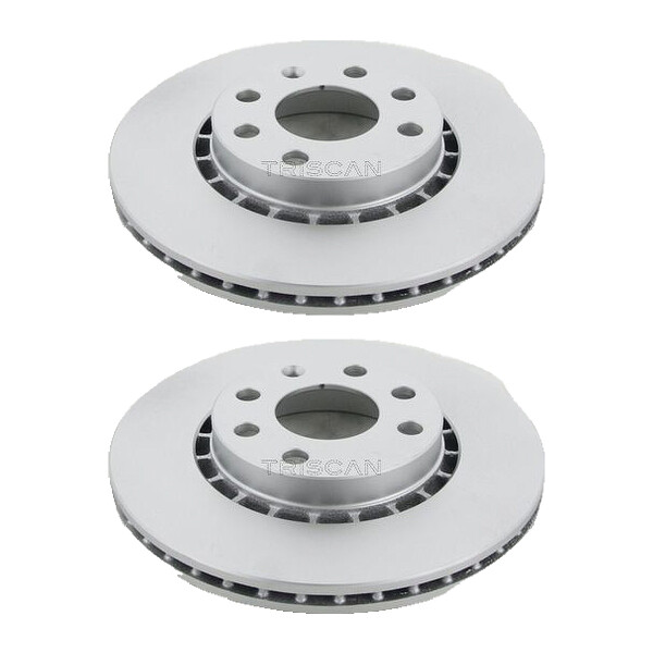 2 Bremsscheiben belüftet Ø 256 mm TRISCAN passend für u.a. OPEL VECTRA