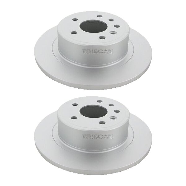 2 Bremsscheiben voll Ø 286 mm TRISCAN Bremsen-Expertise für u.a. OPEL OMEGA