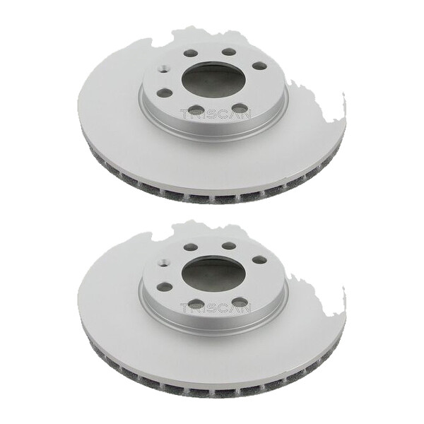 2 Bremsscheiben belüftet Ø 256 mm TRISCAN passend für u.a. OPEL ASTRA