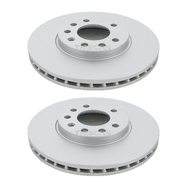 2 Bremsscheiben belüftet Ø 280 mm TRISCAN passend für u.a. OPEL ASTRA