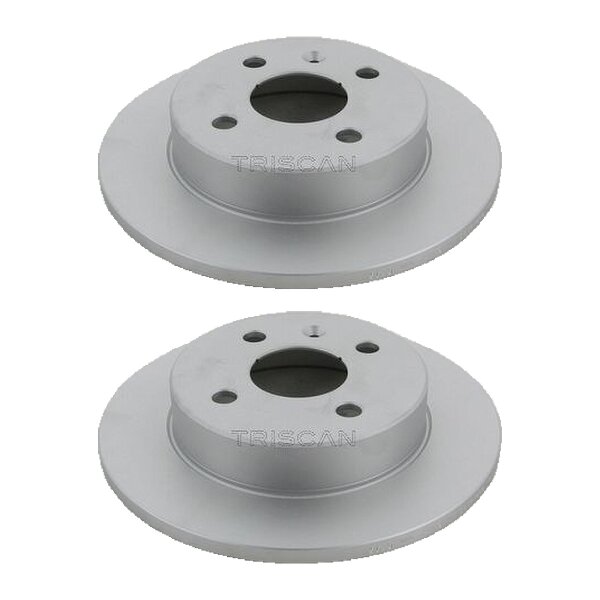 2 Bremsscheiben voll Ø 240 mm TRISCAN Bremsen-Expertise für u.a. OPEL ASTRA