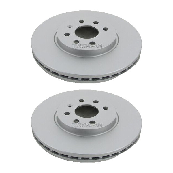 2 Bremsscheiben belüftet Ø 280 mm TRISCAN passend für u.a. OPEL COMBO