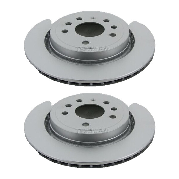 2 Brake Discs vented Ø 292 mm TRISCAN Brake-Expertise for e.g. SAAB 9-3