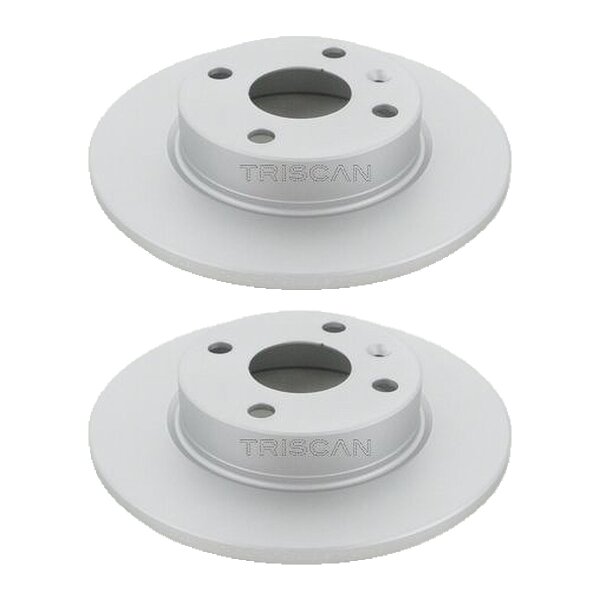 2 Bremsscheiben voll Ø 240 mm TRISCAN Bremsen-Expertise für u.a. OPEL CORSA