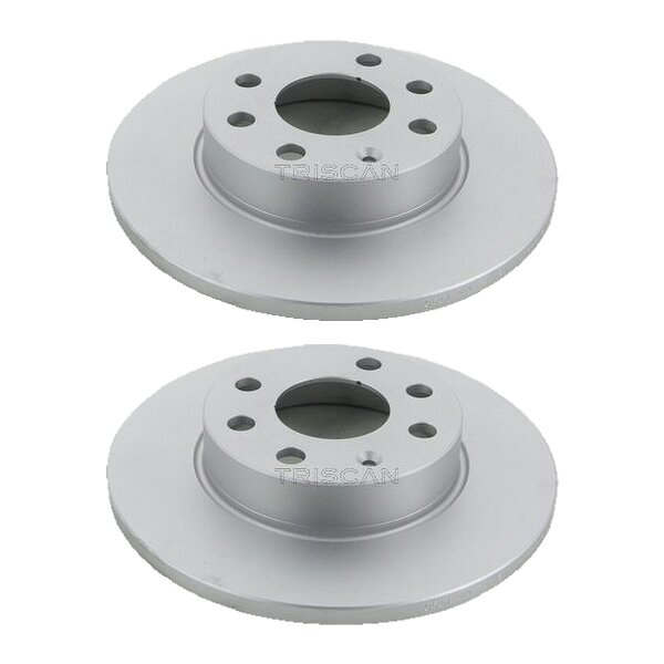 2 Bremsscheiben voll Ø 240 mm TRISCAN Bremsen-Expertise für u.a. OPEL CORSA