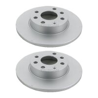 2 Bremsscheiben voll Ø 240 mm TRISCAN...