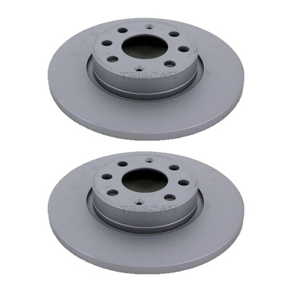 2 Bremsscheiben voll Ø 257 mm TRISCAN Bremsen-Expertise für u.a. OPEL MONZA
