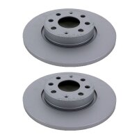 2 Bremsscheiben voll Ø 257 mm TRISCAN...