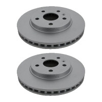 2 Brake Discs vented Ø 296 mm TRISCAN for e.g....