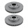 2 Brake Discs vented Ø 296 mm TRISCAN for e.g. OPEL INSIGNIA