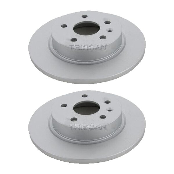 2 Bremsscheiben voll Ø 268 mm TRISCAN Bremsen-Expertise für u.a. OPEL MOKKA