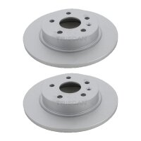 2 Bremsscheiben voll Ø 268 mm TRISCAN...