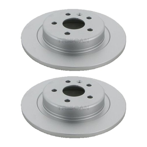 2 Bremsscheiben voll Ø 288 mm TRISCAN Bremsen-Expertise für u.a. OPEL ASTRA