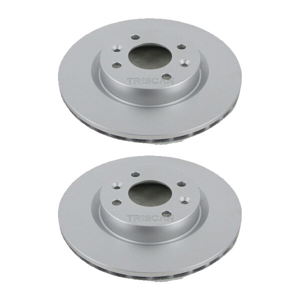 2 Bremsscheiben belüftet Ø 259 mm TRISCAN für u.a. RENAULT CLIO