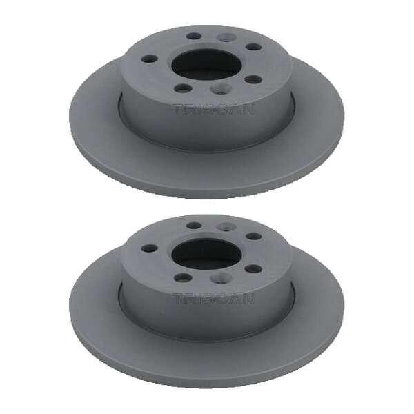 2 Bremsscheiben voll Ø 265 mm TRISCAN passend für u.a. RENAULT ESPACE