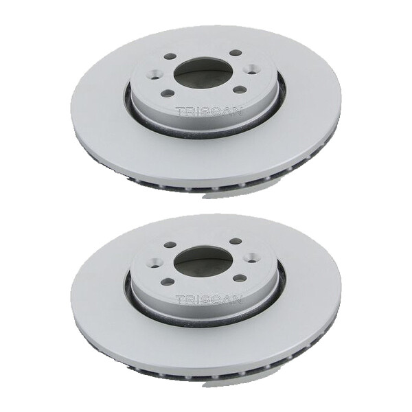 2 Bremsscheiben belüftet Ø 280 mm TRISCAN für u.a. RENAULT MEGANE