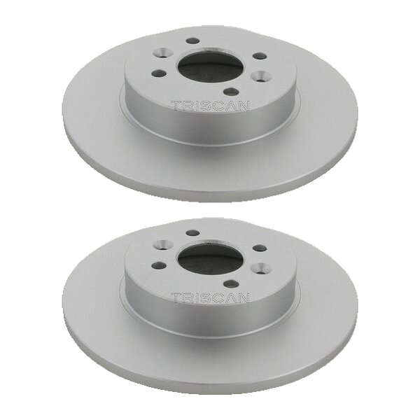 2 Bremsscheiben voll Ø 280 mm TRISCAN passend für u.a. RENAULT KANGOO