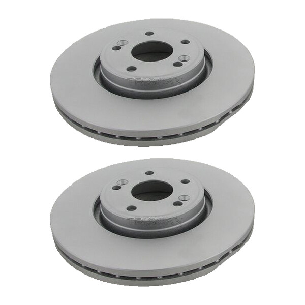 2 Brake Discs vented Ø 300 mm TRISCAN for e.g. RENAULT LAGUNA