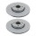 2 Brake Discs vented Ø 300 mm TRISCAN for e.g. RENAULT GRAND