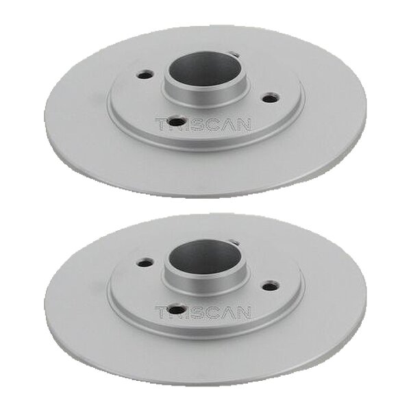 2 Bremsscheiben voll Ø 238 mm TRISCAN Bremsen-Expertise für u.a. RENAULT 19