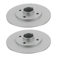 2 Bremsscheiben voll Ø 238 mm TRISCAN...