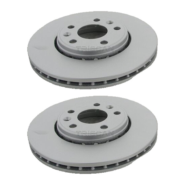 2 Bremsscheiben belüftet Ø 296 mm TRISCAN für u.a. RENAULT SCÉNIC