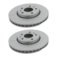 2 Brake Discs vented Ø 296 mm TRISCAN for e.g....
