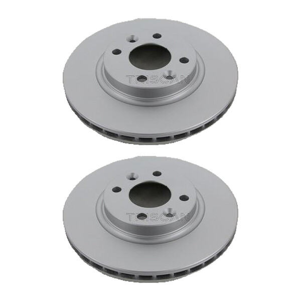 2 Bremsscheiben belüftet Ø 258 mm TRISCAN passend für u.a. DACIA LOGAN