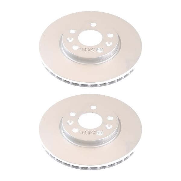 2 Brake Discs vented Ø 296 mm TRISCAN for e.g. RENAULT TALISMAN