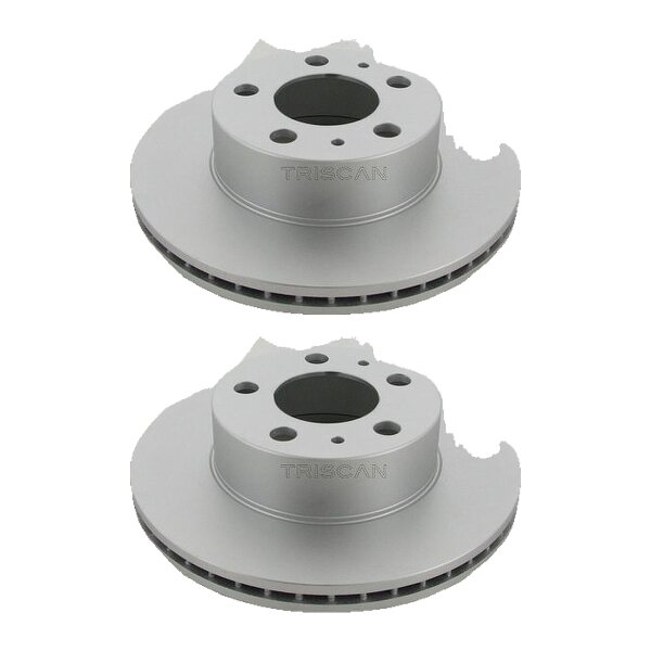 2 Bremsscheiben innenbelüftet Ø 263 mm TRISCAN für u.a. VOLVO 240