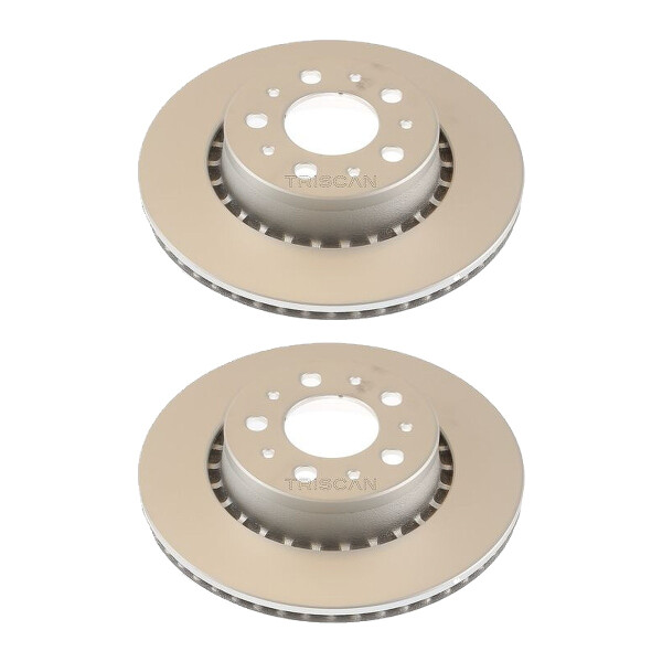 2 Brake Discs vented Ø 287 mm TRISCAN suitable for e.g. VOLVO 760