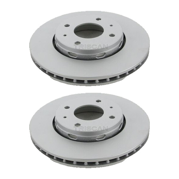 2 Bremsscheiben belüftet Ø 281 mm TRISCAN passend für u.a. VOLVO S40