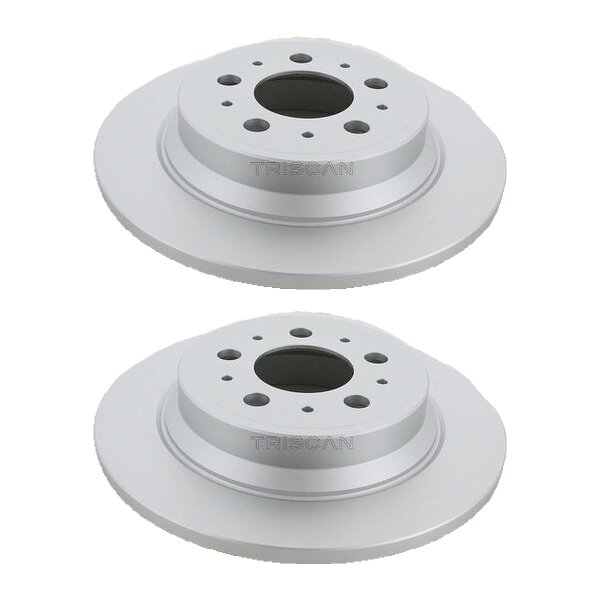 2 Bremsscheiben voll Ø 288 mm TRISCAN Bremsen-Expertise für u.a. VOLVO S80