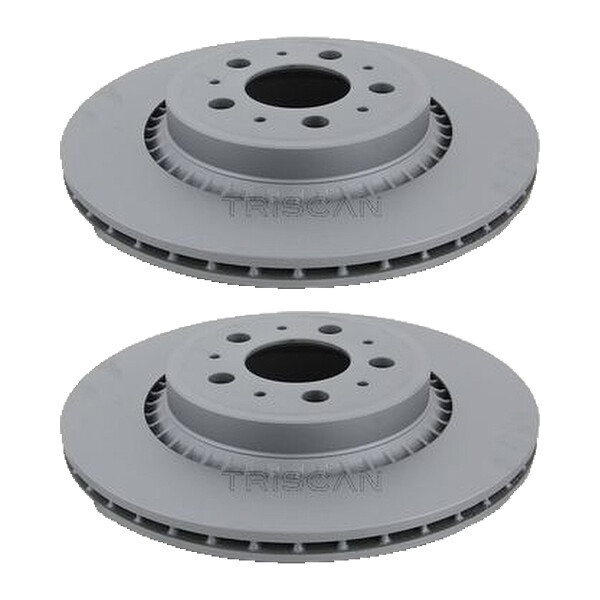 2 Bremsscheiben belüftet Ø 308 mm TRISCAN passend für u.a. VOLVO XC90