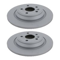 2 Brake Discs full Ø 302 mm TRISCAN...