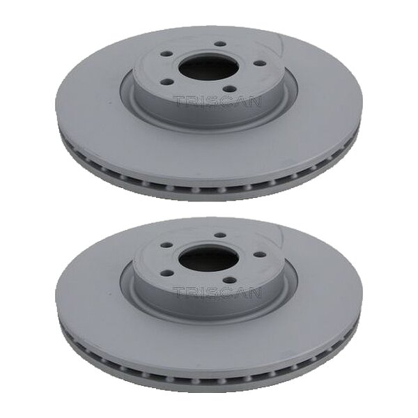 2 Brake Discs vented Ø 320 mm TRISCAN suitable for e.g. VOLVO V50
