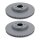 2 Brake Discs vented Ø 320 mm TRISCAN suitable for e.g. VOLVO V50